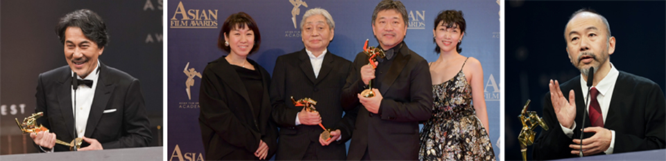 アジア全域版アカデミー賞「第13回アジア・フィルム・アワード」日本映画勢が多数受賞！！｜第32回東京国際映画祭
